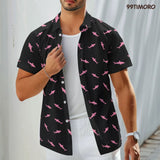 Funny Shark Hawaiian shirt view 4