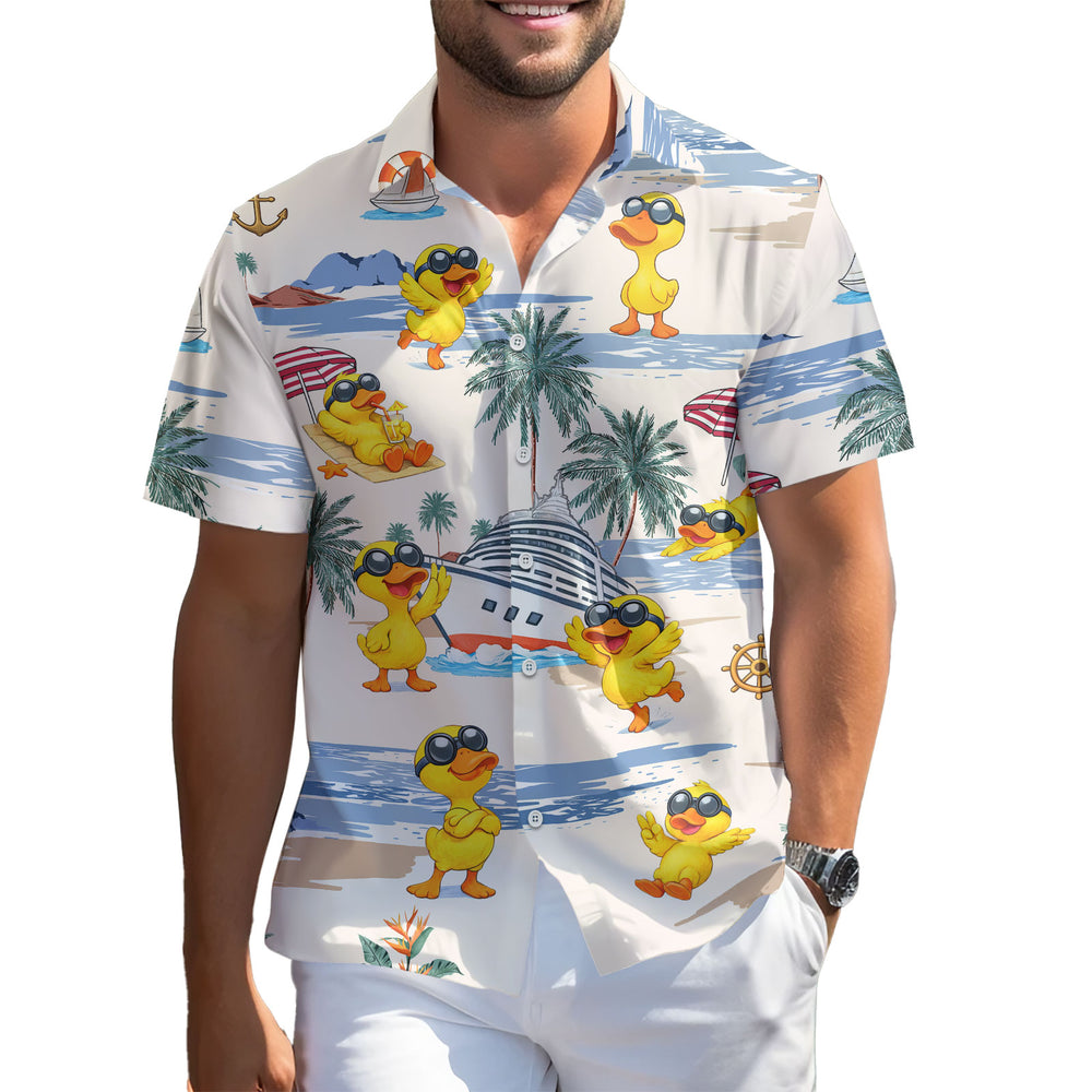 Rubber Duck Hawaiian Shirt – Short Sleeve Button-Down