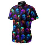 Skeleton Skull Hawaiian shirt view 2