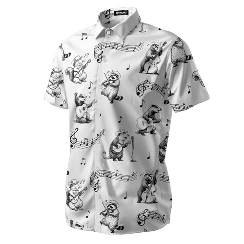 Funny Raccoon Squirrel Hawaiian shirt view 2