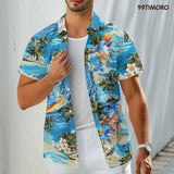 Funny Dolphin Hawaiian shirt view 4