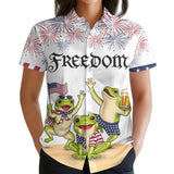 Funny Frog Hawaiian shirt view 3
