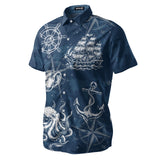 Ocean Octopus Hawaiian shirt view 2