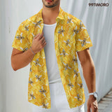 Funny Honey Bee Hawaiian shirt view 4