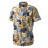 Cute Cat Hawaiian shirt view 2